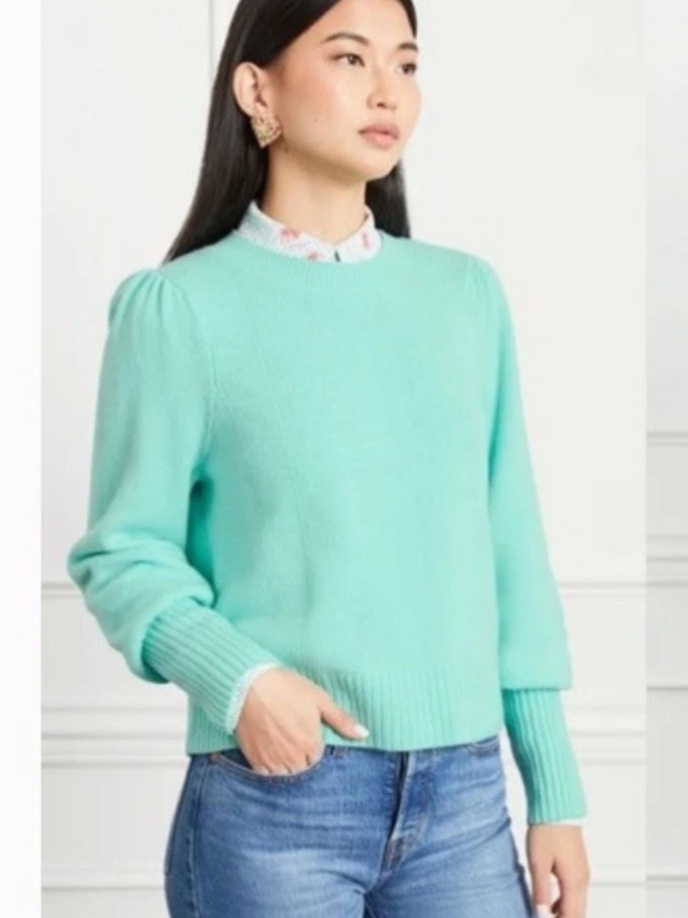 Hill House Mint Green Crewneck Sweater